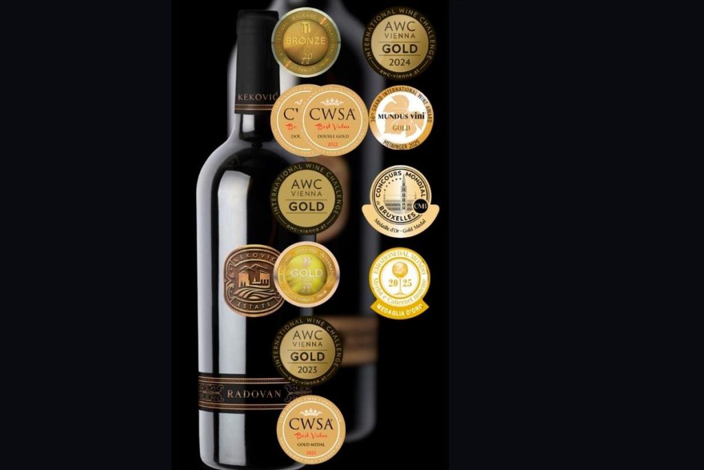 Vinarija Keković za svoja vina osvaja brojna priznanja na svim važnim svetskim ocenjivanjima